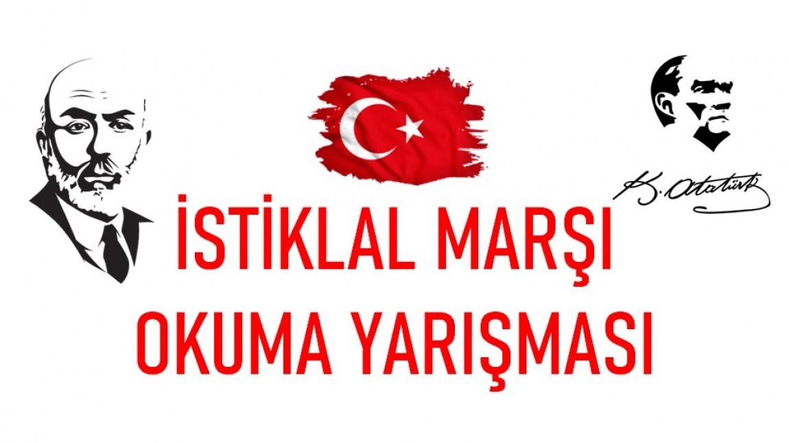 Okulumuzda İstiklal Marşı Okuma Yarışması Yapıldı